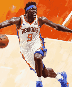 Reggie Jackson Basketball Legend Diamond Painting