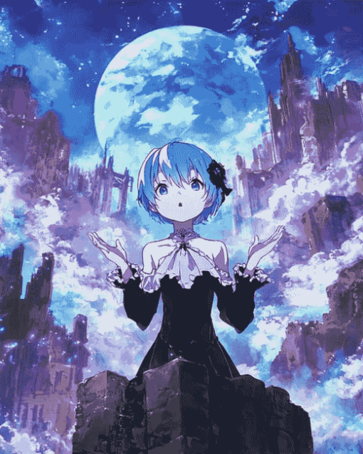 Rem Re Zero Anime Diamond Painting