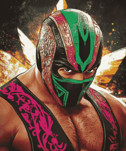 Rey Mysterio WWE Legend Diamond Painting