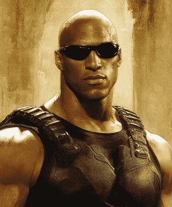 Riddick Movie Scene Diamond Painting