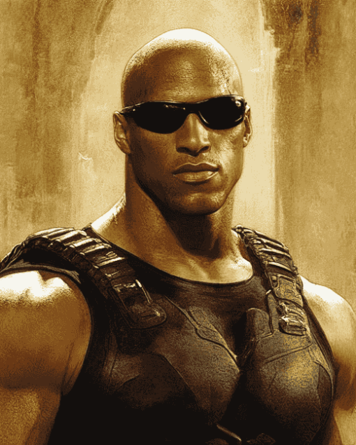 Riddick Movie Scene Diamond Painting