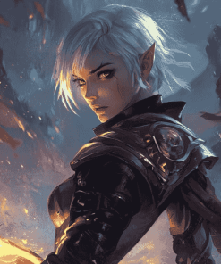 Riven Online Game Character Diamond Painting