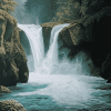 River and Waterfall Beauty Diamond Painting