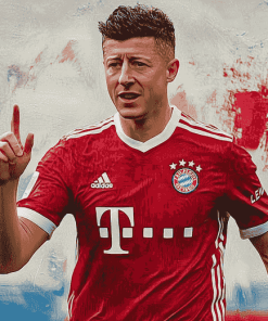 Robert Lewandowski Sports Diamond Painting