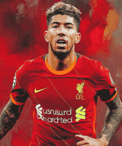 Roberto Firmino Football Stars Diamond Painting