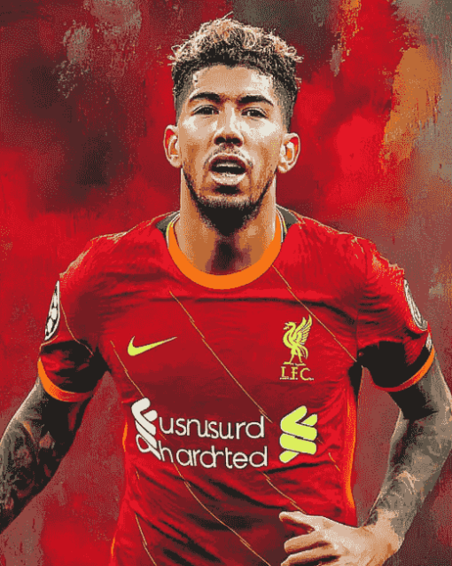 Roberto Firmino Football Stars Diamond Painting