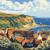 Robin Hood Bay Landscape Diamond Painting