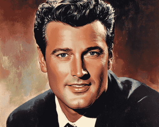 Rock Hudson Actor Diamond Painting