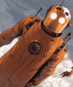 Rocketeer Superhero Adventure Diamond Painting