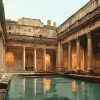 Roman Bath Buildings Diamond Painting