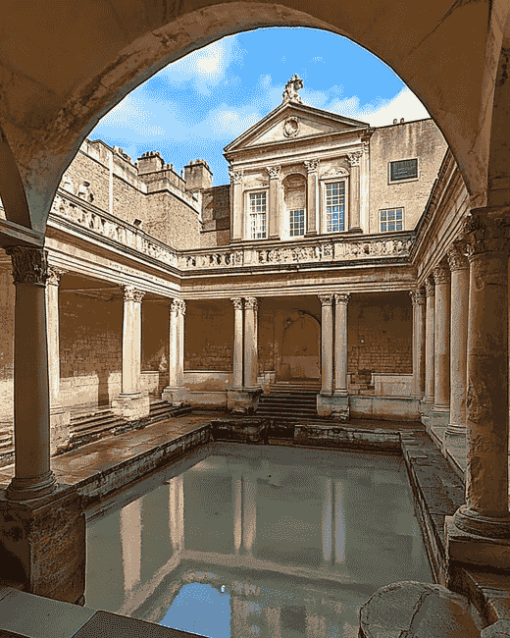 Roman Baths Monument Diamond Painting