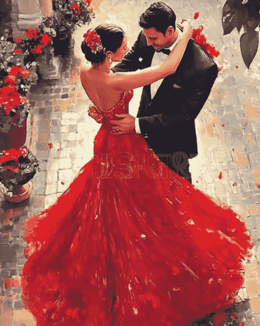 Romantic Couple Dance Diamond Painting