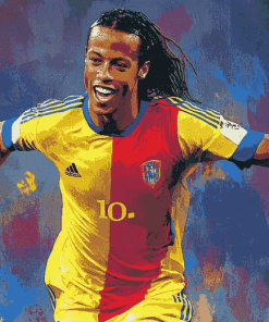 Ronaldinho Football Icon Diamond Painting