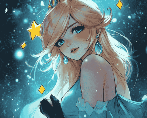 Rosalina Anime Diamond Painting