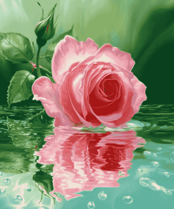 Rose Blossoms Water Diamond Painting