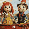 Rosie And Jim Series Diamond Painting