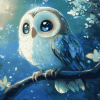 Rowlet Anime Diamond Painting