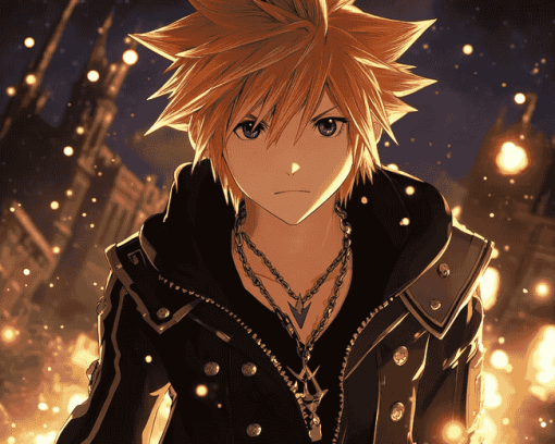 Roxas Anime Diamond Painting