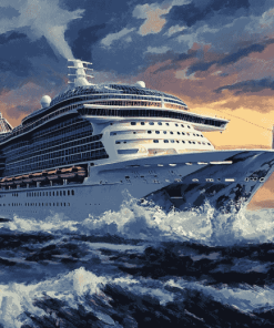 Royal Caribbean Cruise Ship Oceanscapes Diamond Painting