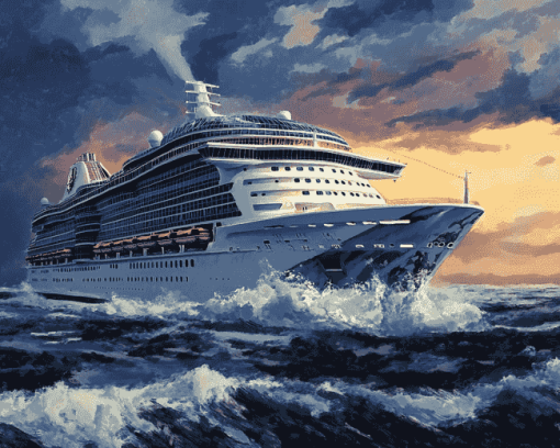 Royal Caribbean Cruise Ship Oceanscapes Diamond Painting