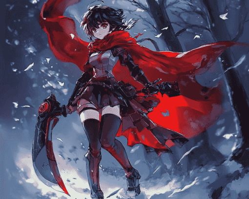 Ruby Rose Manga Diamond Painting