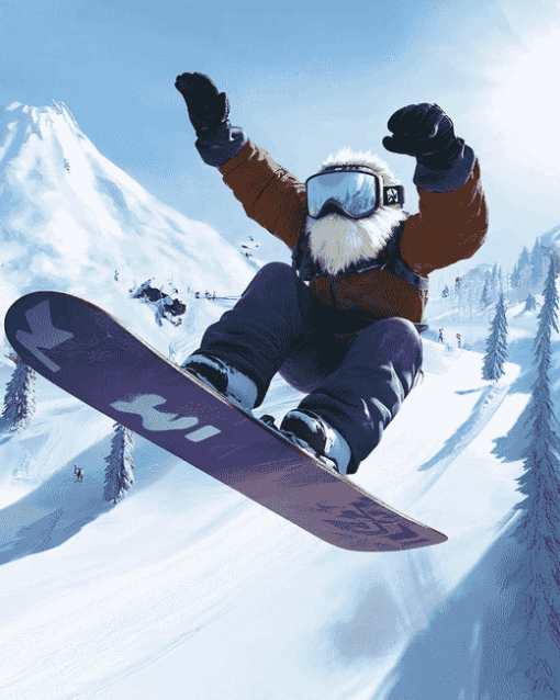 SSX Snowboarding Adventure Diamond Painting