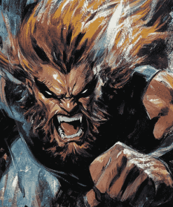 Sabretooth Animation Fantasy Diamond Painting