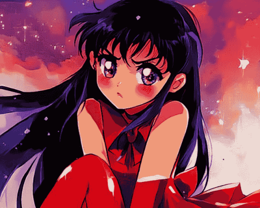 Sailor Mars Anime Diamond Painting