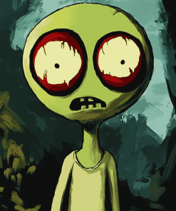 Salad Fingers Animation Diamond Painting