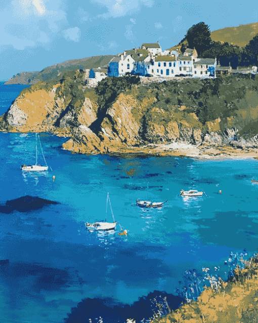 Salcombe Seascape Diamond Painting