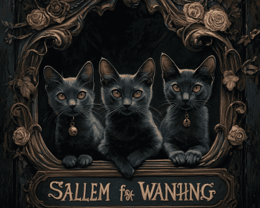 Salem Cat Haven Diamond Painting