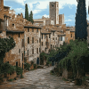 San Gimignano Italy Diamond Painting