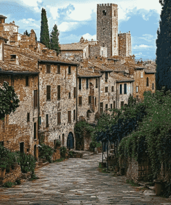 San Gimignano Italy Diamond Painting