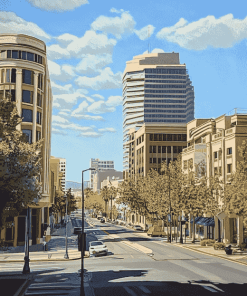 San Jose Cityscape Diamond Painting