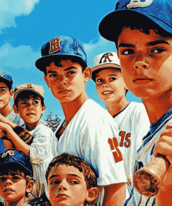 Sandlot Movie Baseball Diamond Painting