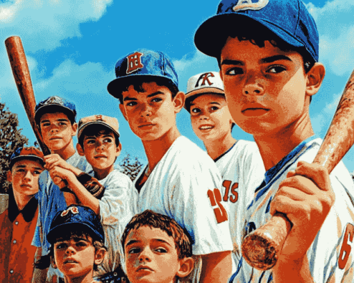 Sandlot Movie Baseball Diamond Painting