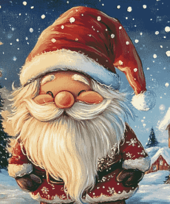 Santa Gnomes Christmas Diamond Painting