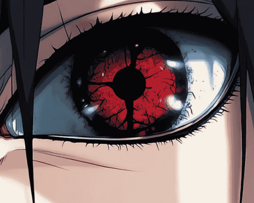 Sasuke Uchiha Sharingan Diamond Painting