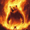 Scary Bear Animation Diamond Painting