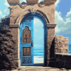 Scenic Sea Door Diamond Painting