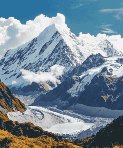 Scenic Southern Alps Diamond Painting