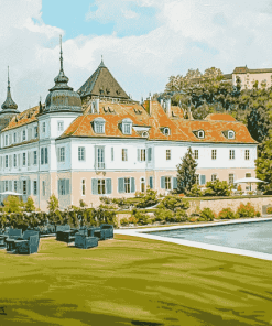 Schloss Luberegg Castle in Austria Diamond Painting