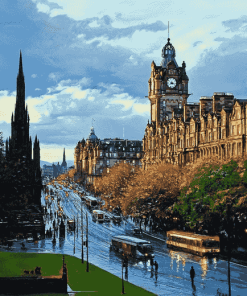 Scott Monument Edinburgh Diamond Painting