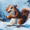 Scrat Ice Age Adventure Diamond Painting