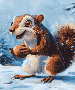 Scrat Ice Age Adventure Diamond Painting