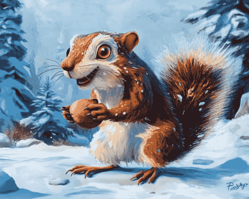 Scrat Ice Age Adventure Diamond Painting