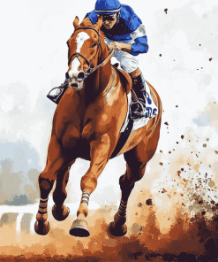 Secretariat Big Red Horse Diamond Painting