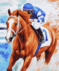 Secretariat Racing Legend Diamond Painting