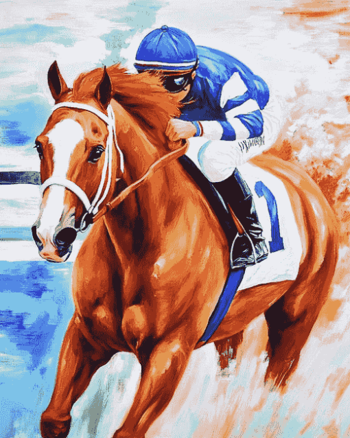 Secretariat Racing Legend Diamond Painting