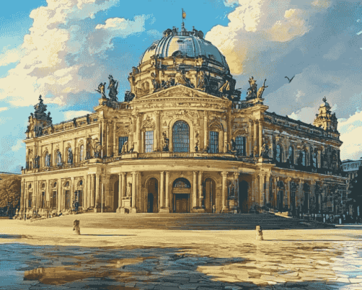 Semperoper Dresden Building Diamond Painting